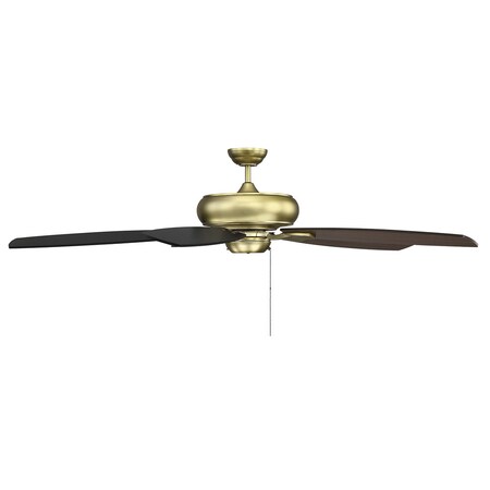 Savoy House Salon Wind Star 68" 5 Blade Estate Brass Ceiling Fan 68-227-5RV-148
